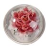 Erqiao peony ceramic flower diffuser, gradient [color] with gold rim, intangible cultural heritage aromatherapy decor for incense sticks & essential oils